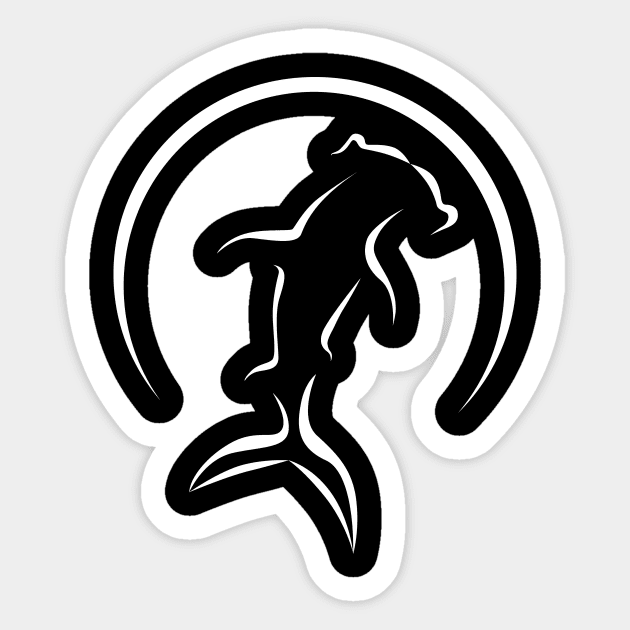 Hammerhead Shark Symbol Sticker by ThyShirtProject - Affiliate